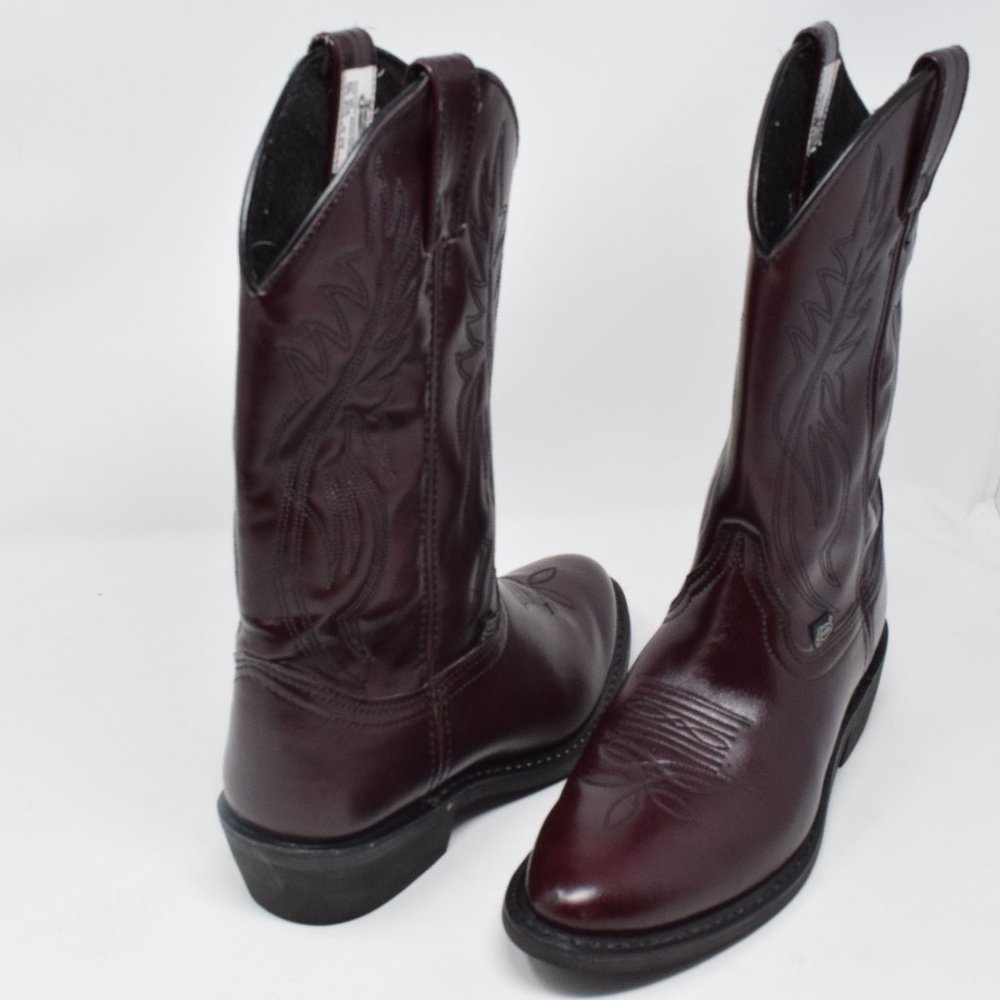 Justin Basics Boot Western Cowboy Men 7.5 EE JB1110 Rodeo Farmhouse Boho Unisex - Picture 1 of 13